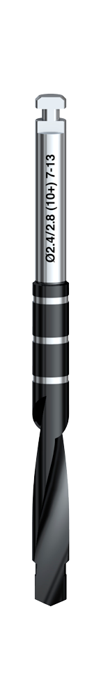 Produktbild - VF000180185 - Guidat twist-stegborr 2.4/2.8 (10+) 7-13