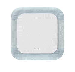 Produktbild - VF7002895 - Polyuretanskumförband högabsorberande flexibelt över leder med silikonbeläggning och häftkant 17,5x17,5cm