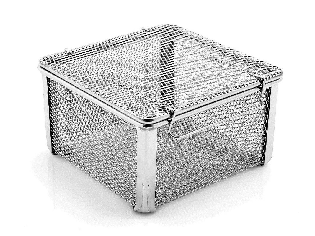 Produktbild - VF000193464 - Instrumentkorg 100X100X60mm m fast lock, hålstorlek cc 1,6mm