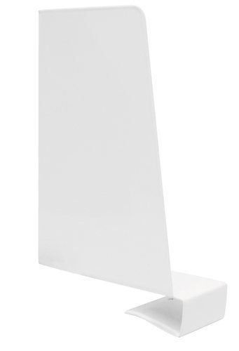 Produktbild - 71658 - Bokstöd plåt med klämma höger om stödet 20cm