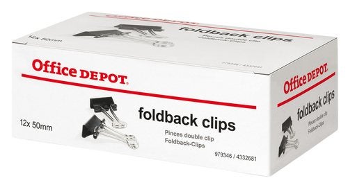 Produktbild - 40848 - Pappersklämma 50mm