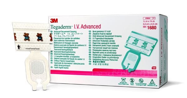 Produktbild - 54388 - Infartsfixering plastfilm för fuktig hud till PVK neonatal och pediatrisk 4x4,5cm