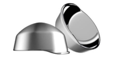 Produktbild - VF000126925 - Insats till höftprotes primär cementfri standard polyeten huvud 28mm skal 54mm