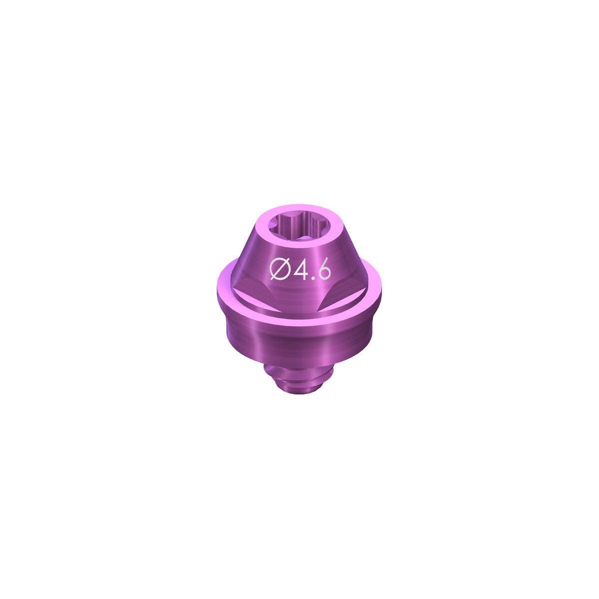 Produktbild - VF000179488 - Skruvretinerad distans Zygomaimplantat externt hexagon 0° 4,0 plattform 4,6 gingivalhöjd 1,5