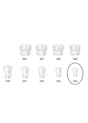 Produktbild - VF000175057 - Kronformar posterior nr 344 refill till pos 1 5-pack