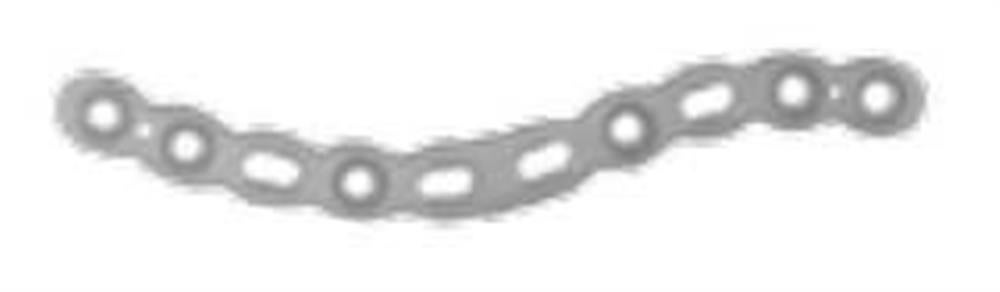 Produktbild - VF000192603 - Superior Plate - Increased Curvature VariAx Clavicle  10 Hole / Left