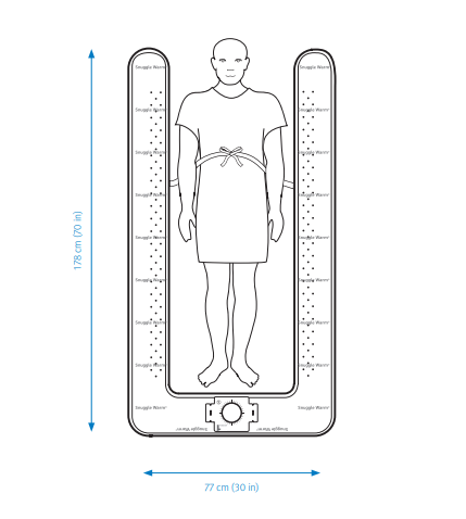 Produktbild - VF000166339 - Värmetäcke tubulärt för placering runt om patient vuxen 175x58cm