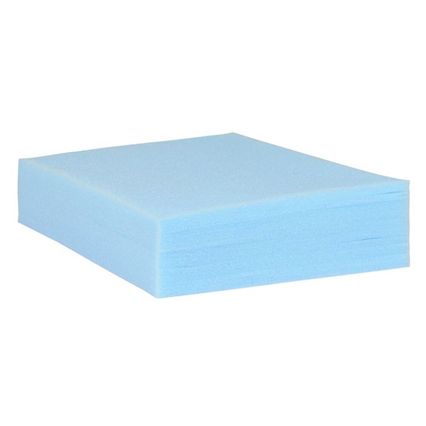 Produktbild - 65196 - Tvättlapp skumplast blå 19x27x0,3cm