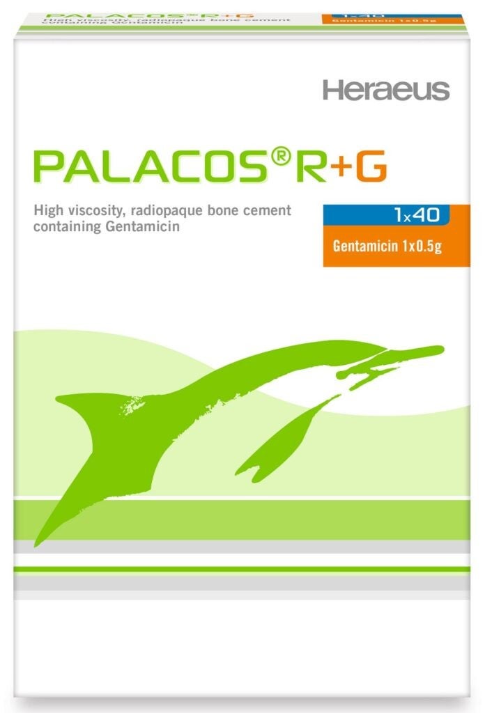 Produktbild - VF000123303 - Bencement R+G med antibiotika och blandningssystem för revision 40g