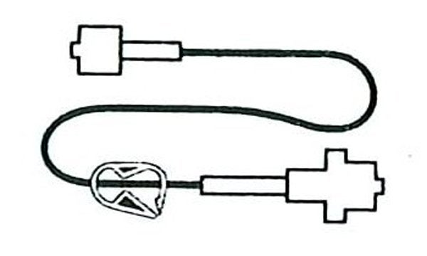 Produktbild - 40983 - Infusionsförlängningsslang till bärbar smärtpump CADD SOLIS/DELTEC 152cm