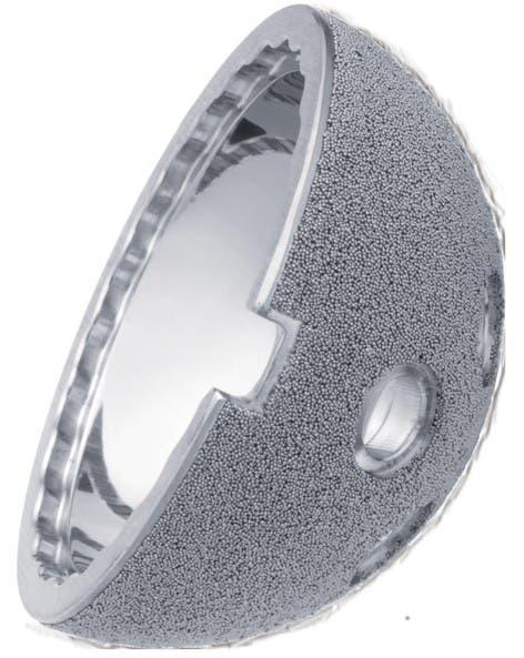 Produktbild - VF000128478 - Acetabulumkomponent till protes primär höft cementerad all-poly XLPE innerdiameter 22 ytterdiameter 46