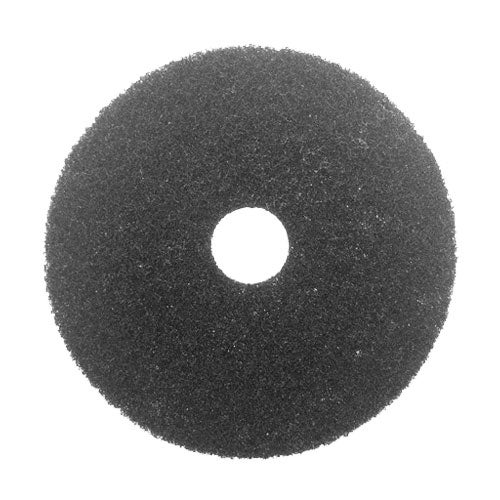 Produktbild - VF000161886 - Golvvårdsrondell för långtidsbruk S/B svart 432mm 17" 5-pack