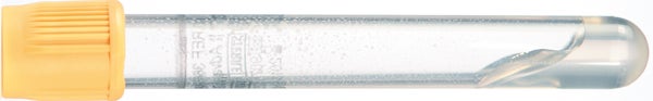 Produktbild - 61106 - Vakuumrör för serumanalys med gel plast guldgul 5ml
