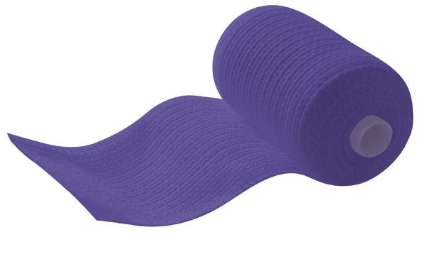 Produktbild - 56443 - Syntetiskt hårt gips polyester lila 7,5cmx3,6m