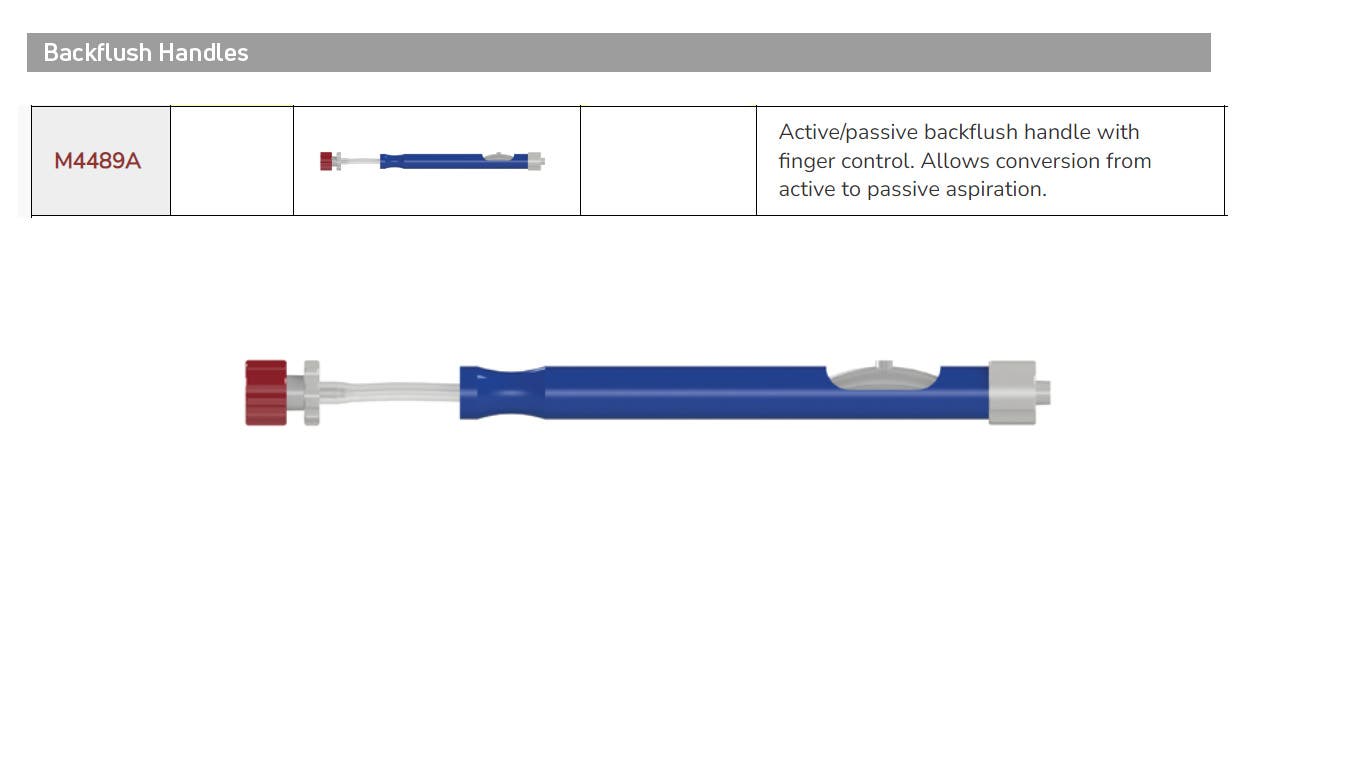Produktbild - VF000111804 - Vitreoretinalt spolhandtag aktiv och passiv