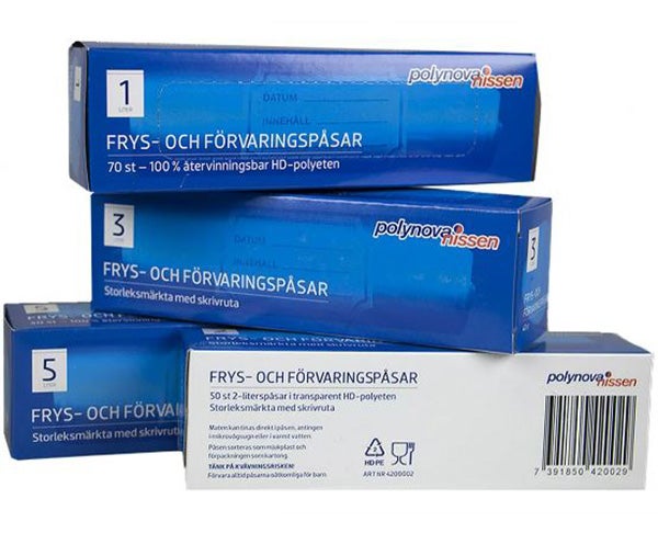 Produktbild - 64402 - Fryspåse förnybar 3L 40st/rulle