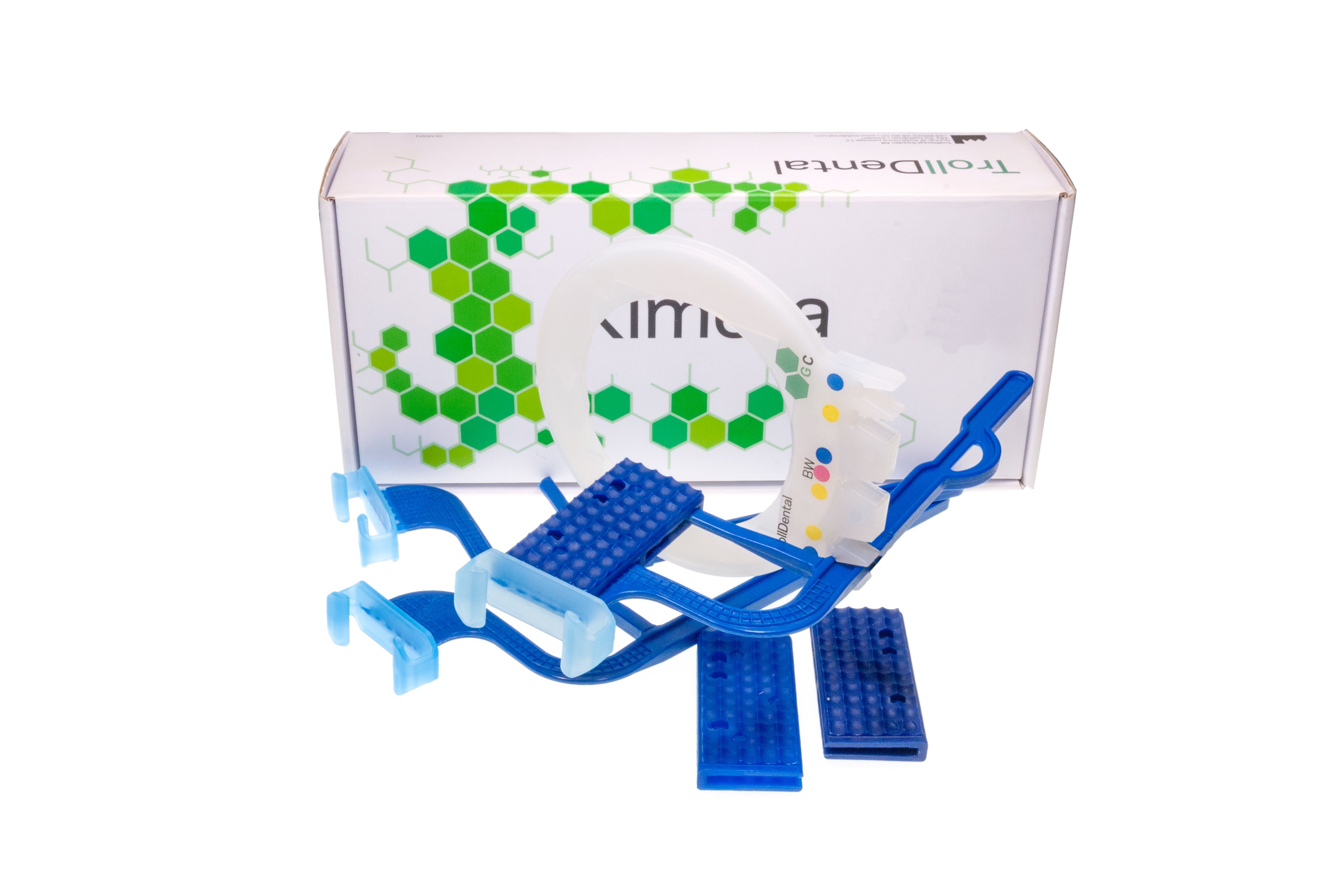 Produktbild - VF000174876 - Refill sensorhållare blå 3st hållare och 1 ring