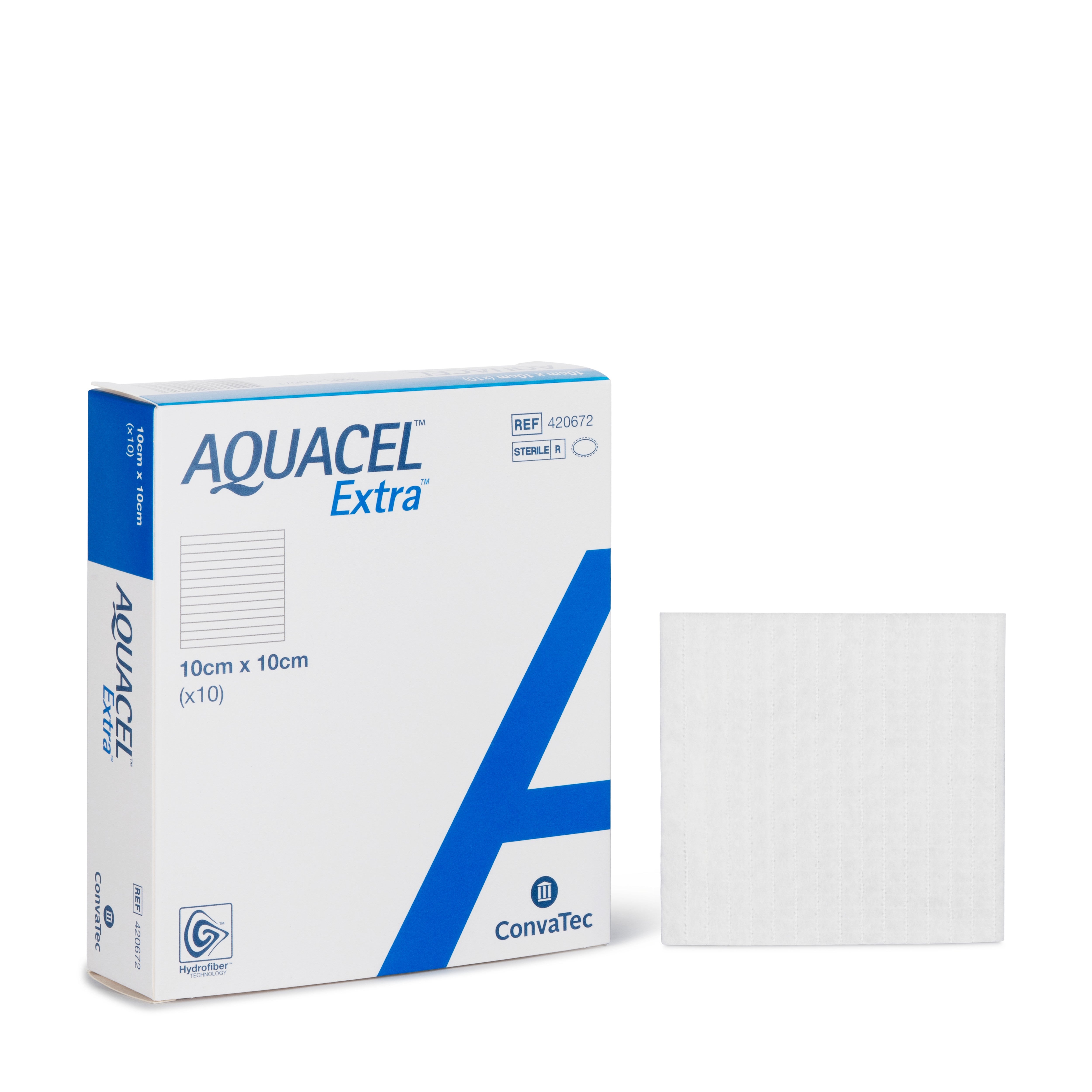 Produktbild - 51000 - Fiberförband gelbildande förstärkt 10x10cm