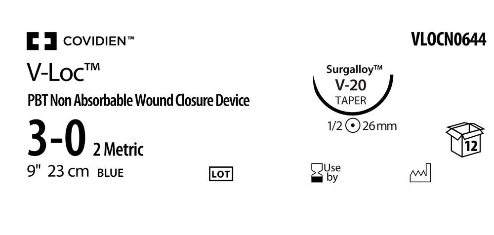 Produktbild - VF000150764 - V-LOC™ PBT 3-0 BLUE 23CM V20 X12
