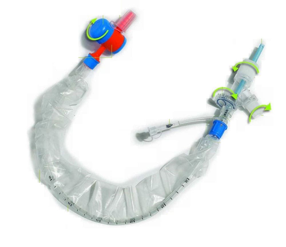 Produktbild - VF000174609 - Slutet sugsystem för trakeostomi 72 timmars användningstid nr 14 36,5cm 10-pack