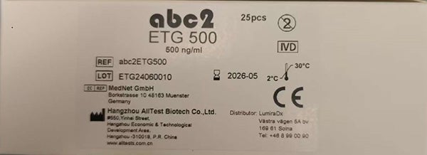 Produktbild - 65219 - Drogtest singelsticka för urin etylglukuronid