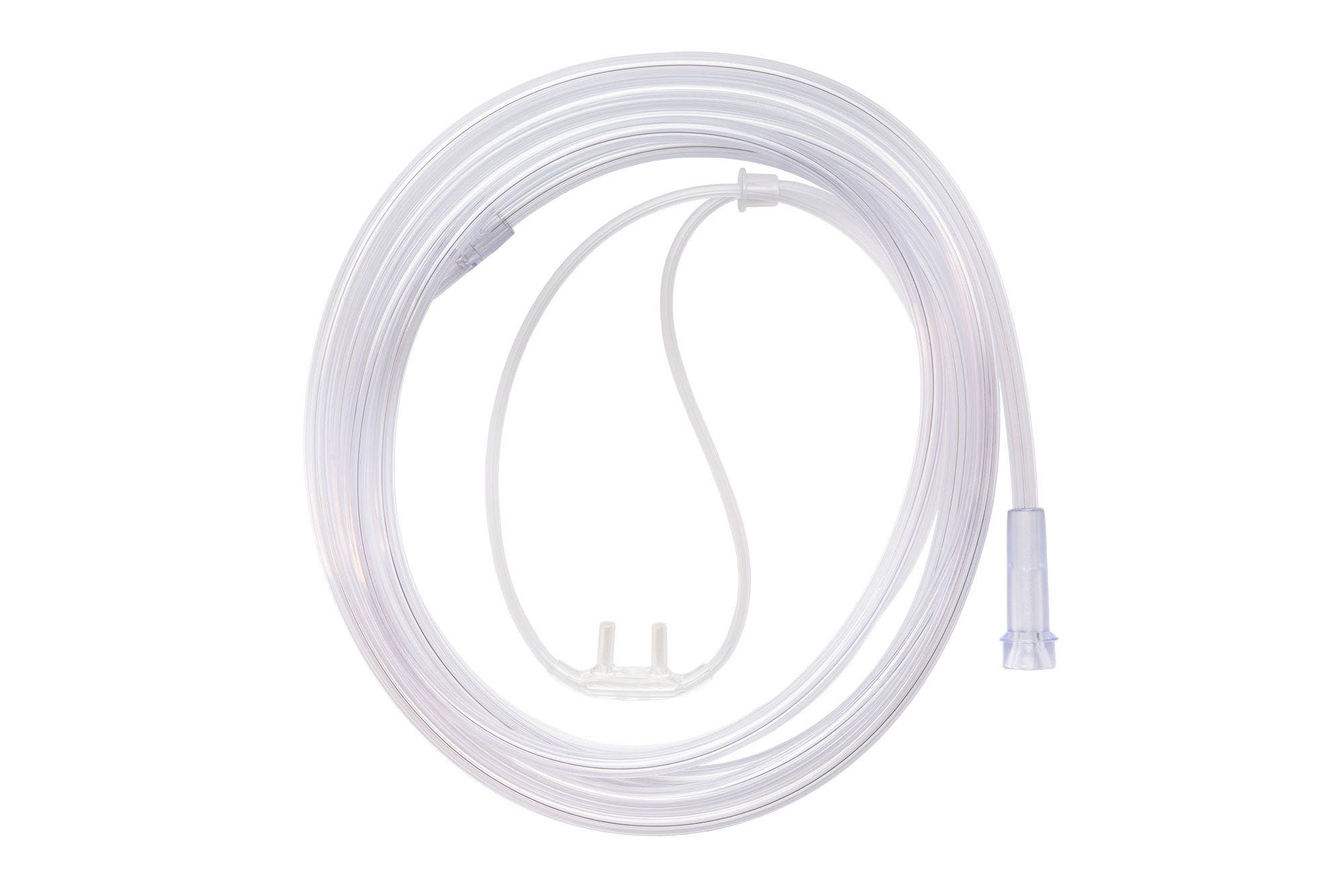 Produktbild - VF7000028 - Syrgasgrimma nasal mjuk med böjda näskanyler och slang barn >1 år 2,1m