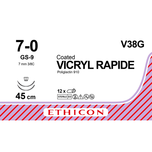 Produktbild - VF000148268 - VICRYL RAPIDE 7-0 2XGS-9 45CM
