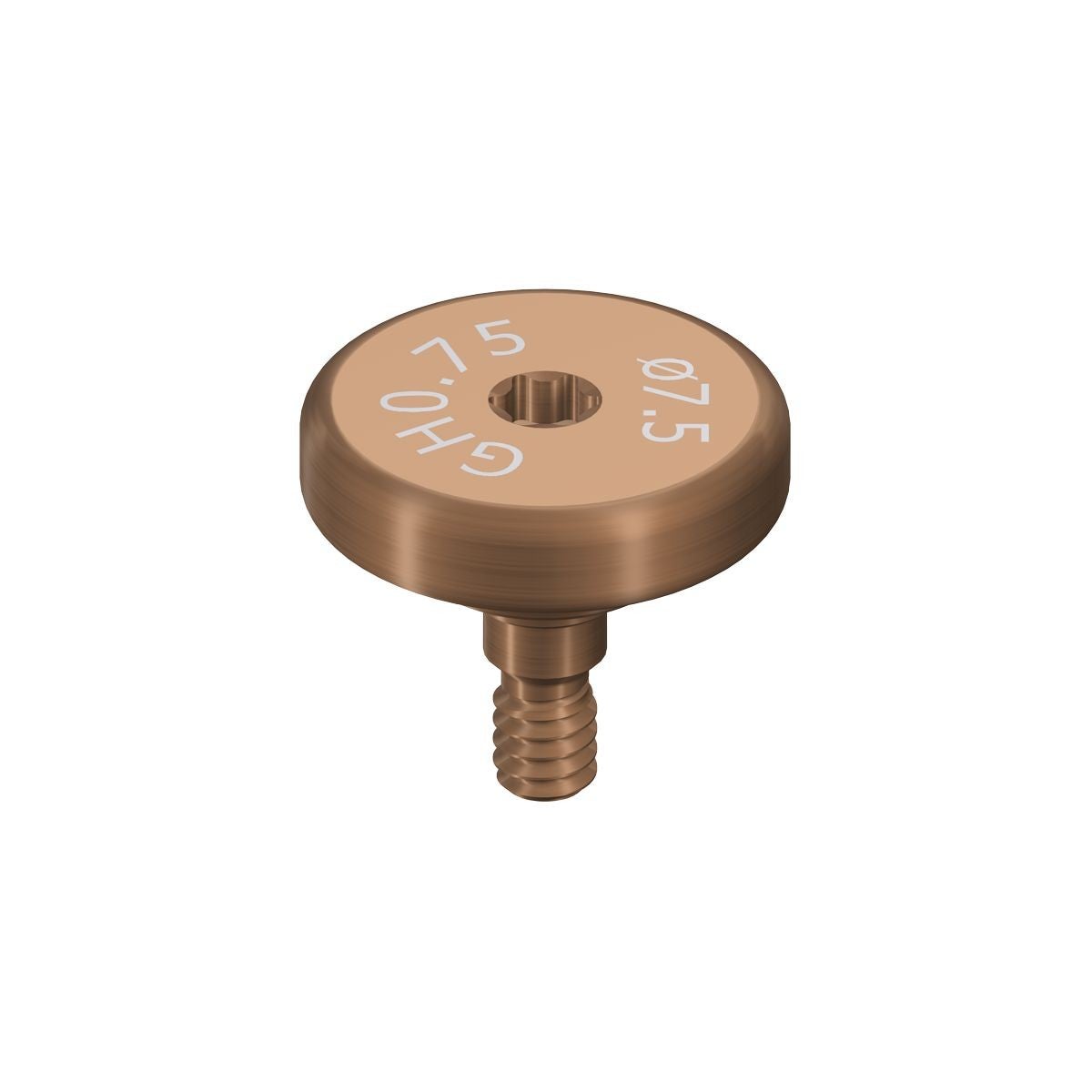 Produktbild 1 - 064.8203S - Läkdistans WB titan diameter 7,5 gingivahöjd 0,75 distanshöjd 2