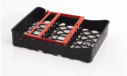 Produktbild - VF000174969 - Halvbricka med instrumentbygel svart och röd