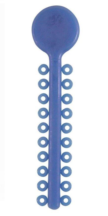 Produktbild - VF000140571 - Elastiska ligaturer intraoral pärlblå 0.012"