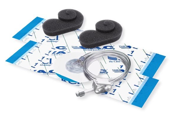 Produktbild - 46912 - Förbandsset för undertrycksbehandling bukförband polyuretan med spiral till V.A.C strl S