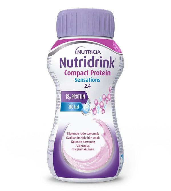 Produktbild - 64248 - Nutridrink Compact Protein kosttillägg protein bär 240kcal/100ml 125ml