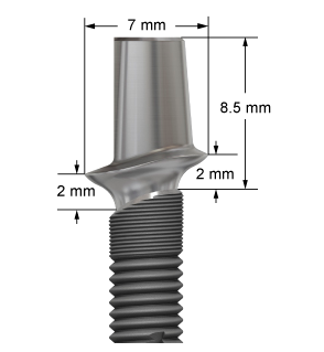 Produktbild - VF000178298 - Distans cementretinerande profile EV 4,2 7x2mm