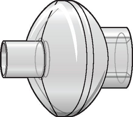 Produktbild - VF7000086 - Filter för inhalation dubbelisolerat till MR850 20-pack
