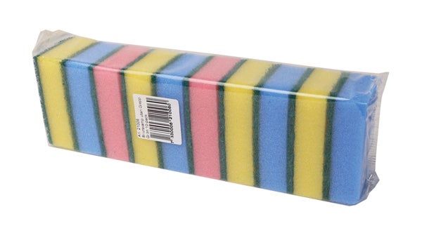 Produktbild - 62832 - Rengöringssvamp med skurnylon grön