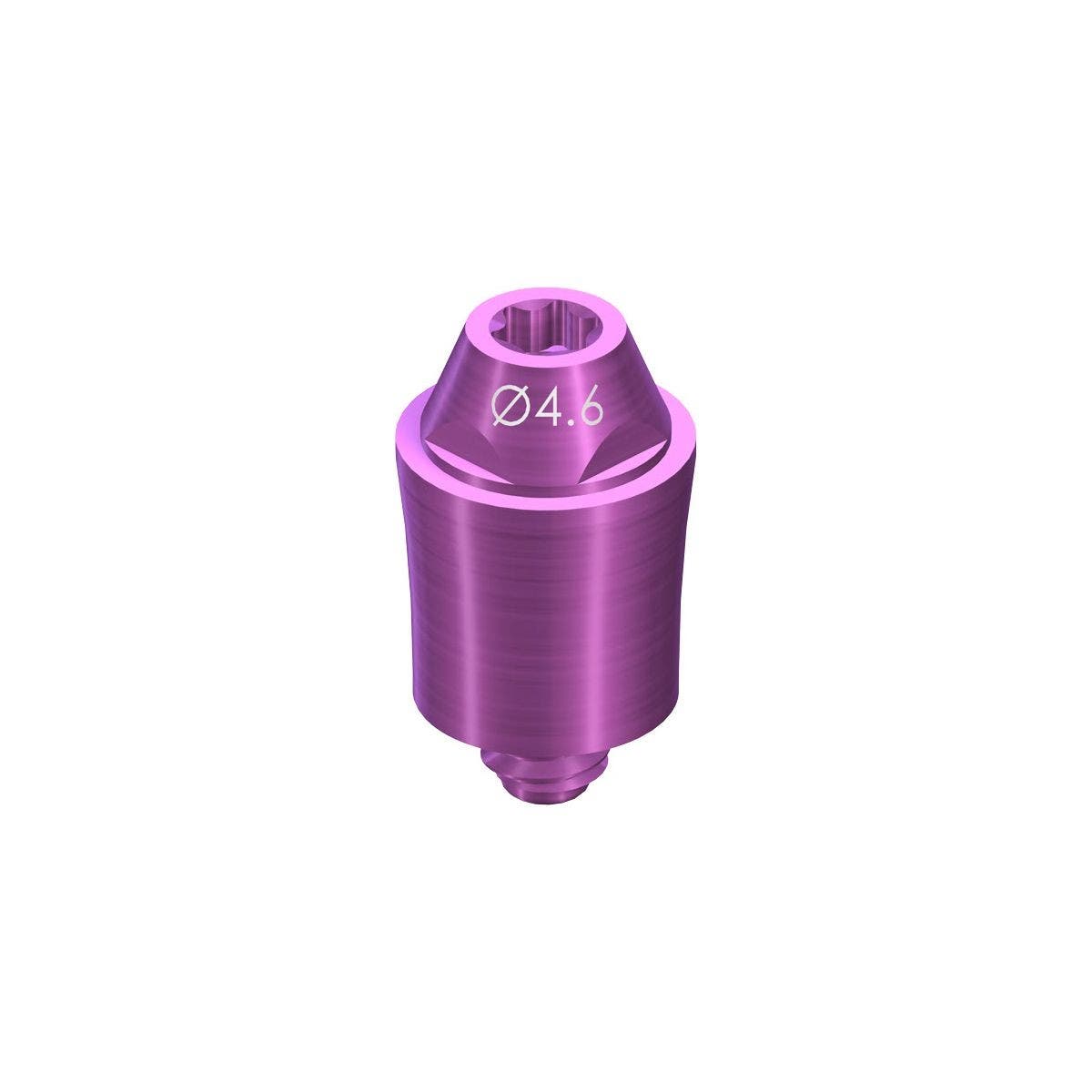 Produktbild - VF000179491 - Skruvretinerad distans Zygomaimplantat externt hexagon 0° 4,0 plattform 4,6 gingivalhöjd 4,5