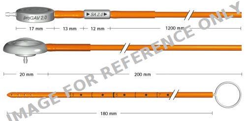 Produktbild - VF7004995 - Progav 2.0 Shunt System Xabo Sa 20With Sprung Reservoir
