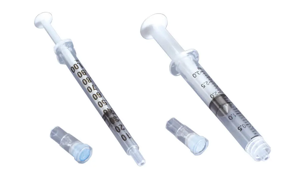 Produktbild 2 - 59330 - Blodgasspruta hepariniserad luer med filter för blodfri luftning 1ml