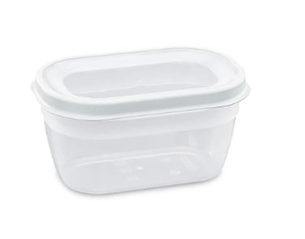 Produktbild - 64866 - Förvaringsburk med lock plast 0,5L