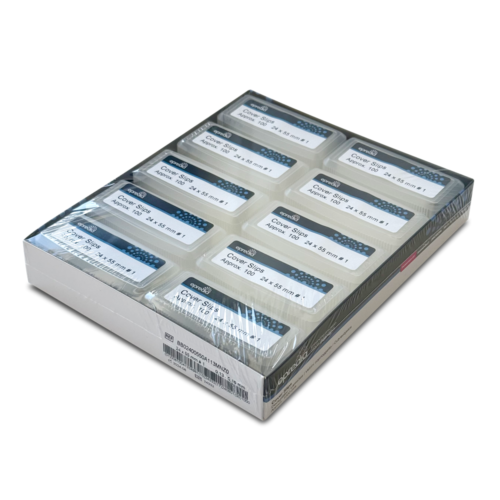 Produktbild - VF000193407 - Täckglas nr 1 för monteringsmaskin 24x55mm 10x100-pack