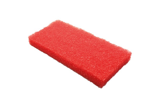 Produktbild - VF000161917 - Skurblock röd 12x25cm