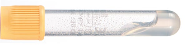 Produktbild - 61103 - Vakuumrör för serumanalys med gel plast guldgul 3,5ml