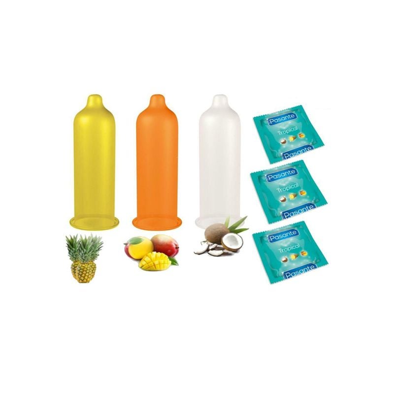 Produktbild - VF000116103 - KONDOM PASANTE TROPICAL 52X190X0,06MM 144PACK