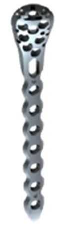 Produktbild - VF000192038 - Proximal Lateral Tibia Plate AxSOS 3 Ti   For Left Tibia 2 Hole / L95mm