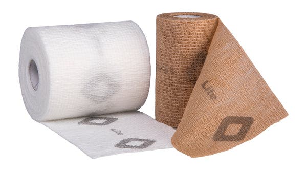 Produktbild - VF7002999 - Kompressionsbinda set 2-lager för arteriella och venösa sår och ödem polyester 18x25cm