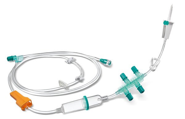 Produktbild - 61133 - Infusionsaggregat 4-vägs med Airstop till Infusomat Space