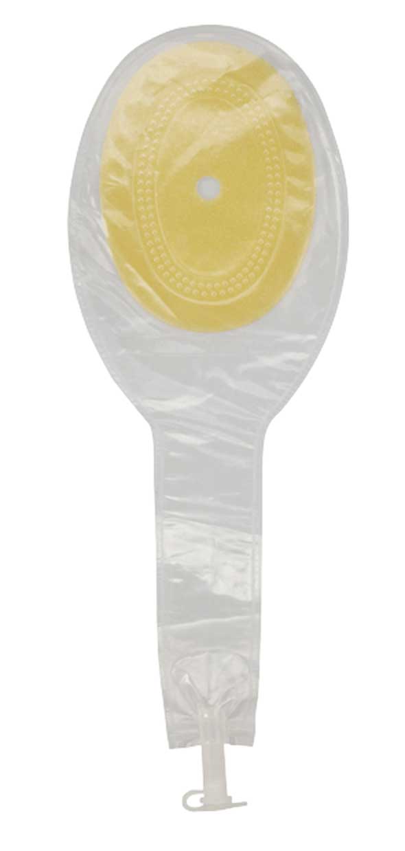 Produktbild - VF000111644 - Sår- och fistelpåse med ovalplatta och korkutlopp 110x75mm