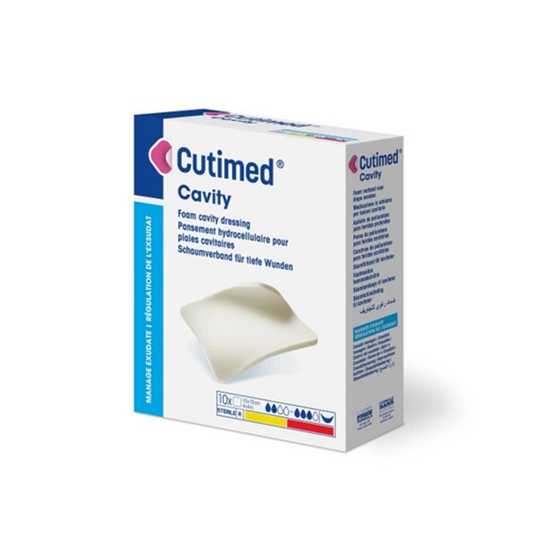 Produktbild - 61513 - Polyuretanskumförband för djupa sår 10x10cm