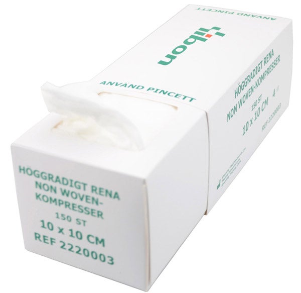 Produktbild - 61665 - Kompress nonwoven 4-lager 10x10cm