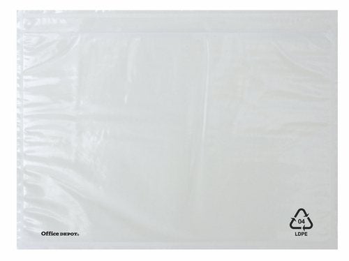 Produktbild - 52119 - Ficka för packsedel utan text C6 180x135mm